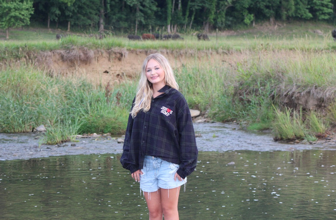 “I LOVE JESUS” FLANNEL